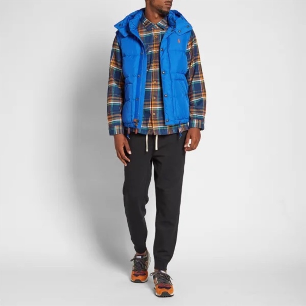 NWT Polo Ralph Lauren Elmwood Down Vest in Sapphire Star Blue
